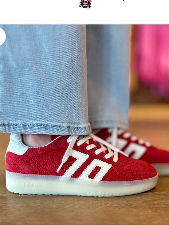 Back 70 Shoes - Back 70 Boston 2505 Red Sneakers Tennis Shoes sz 37 (7) Retro